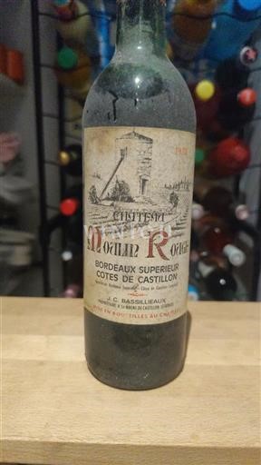 Bordeaux Castillon-côtes-de-bordeaux Château Moulin Rouge 1970