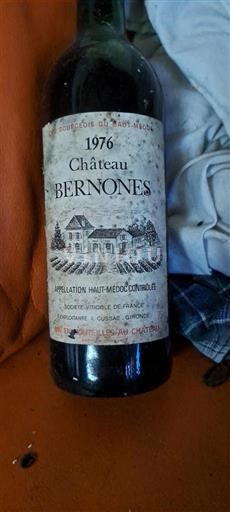 Bordeaux Haut-Médoc Cru Bourgeois Château Bernones 1976