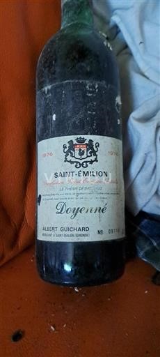 Bordeaux Saint-Émilion Albert Guichard Doyenné 1976