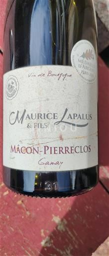 Bourgogne Mâcon og mâcon-landsbyer Maurice Lapalus & Fils Ikke årgangsbestemt