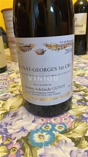 Burgundsko Nuits-saint-georges Premier Cru Jeanne-Adelaide Guyot 2010