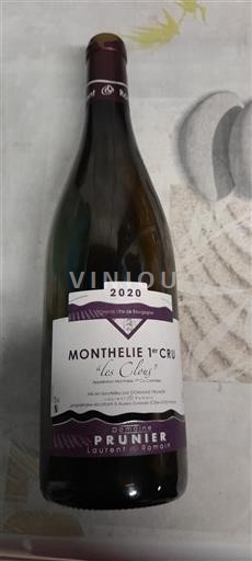 Burgund Monthélie Premier Cru Domaine Prunier les Clous 2020