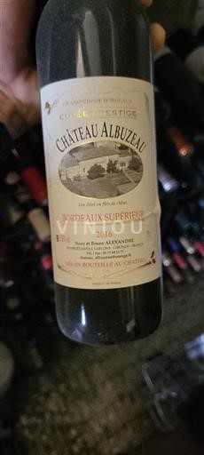 Bordeaux Bordeaux superiore Château Albuzeau Prestige 2016