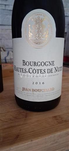 Burgundsko Hautes Côtes de Nuits Jean Bouchard 2016