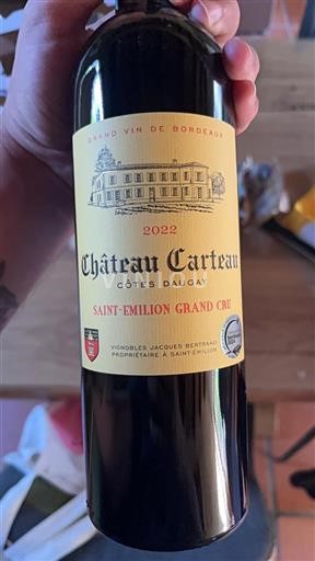 Bordeaux Saint-Émilion Grand Cru Grand Cru Château Carteau Côtes Daugay 2022