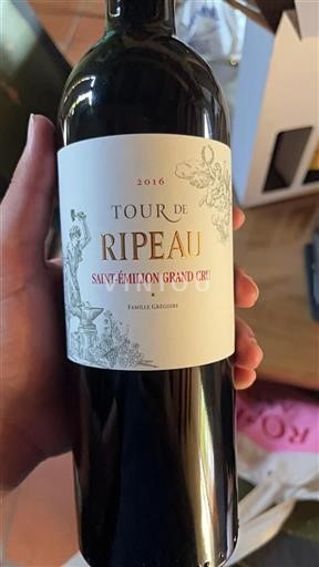 Bordeaux Saint-Émilion Grand Cru Tour de Ripeau 2016