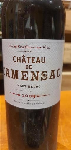 Bordeaux Haut-Médoc Grand Cru Château Camensac 2009