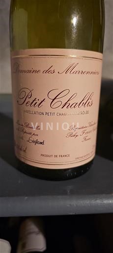 Borgonha Petit-chablis Domaine Des Marronniers 2009