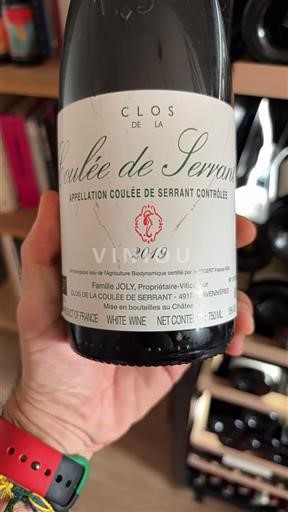 Vin Blanc sec Clos de la Coulée de Serrant 2019 France Vallée de la Loire AOC biodynamie