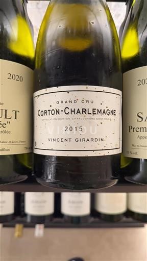 Bourgogne Corton-charlemagne Grand Cru Vincent Girardin 2015