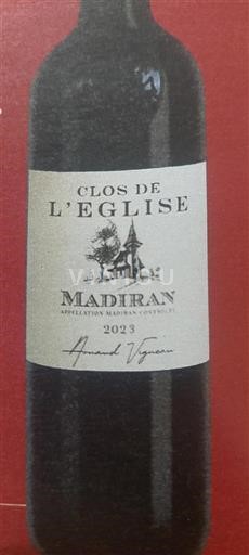 Zuidwest-Frankrijk Madiran Clos de l'Église 2023