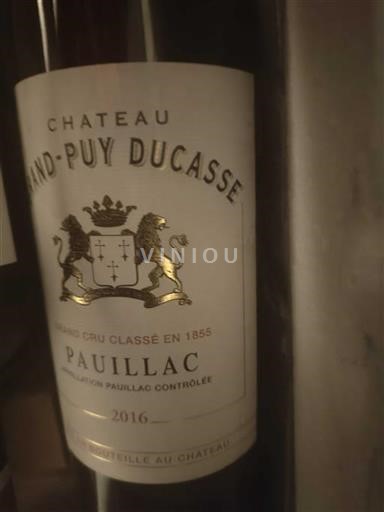 Bordeaux Pauillac Grand Cru Grand-Puy Ducasse 2016