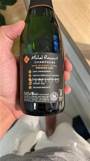 Champagne Premier Cru Michel Rocourt Blanc de Blancs Ikke årgangsbestemt