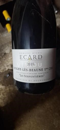 Bourgondië Savigny-lès-Beaune Premier Cru Domaine Michel Ecard Les Serpentières 2018
