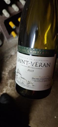 Vin Blanc sec Michel Chavet & Fils 2021 France Bourgogne Saint-Véran