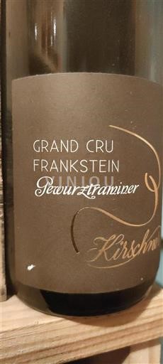 Elsass Nicht spezifiziert Grand Cru Kirschner Gewurztraminer 2017