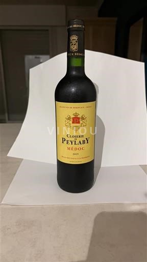 Bordeaux Médoc Closerie de Peylaby 2019