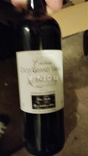 Bordeaux Bordeaux Supérieur Château Croix Grand Barail 2016