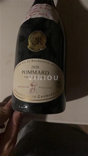 Bourgogne Pommard Domaine Coste-Caumartin Vieille Vigne 2020