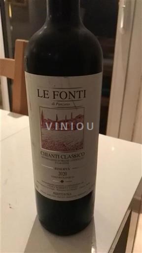Toscane Chianti Classico Le Fonti di Panzano Riserva 2020