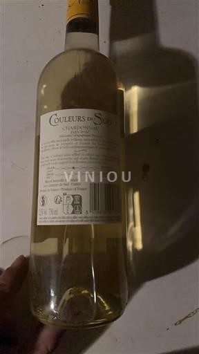 Languedoc et Roussillon Pays d'oc Couleurs du Sud Chardonnay 2022