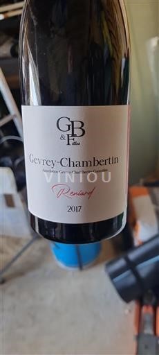 Bourgogne Gevrey-chambertin Grand Cru GB & Filles Reniard 2017