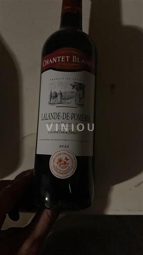 Bordeaux Lalande-de-pomerol Chantet Blanet 2022