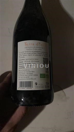 Rhône Valley Grignan-les-Adhémar Domaine Chardon Bleu Terre d'ici 2021