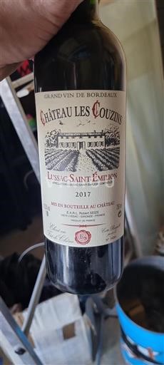 Bordeaux Lussac-saint-émilion Château Les Cousins 2017