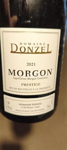 Beaujolais Morgon Domaine Donzel Prestige 2021