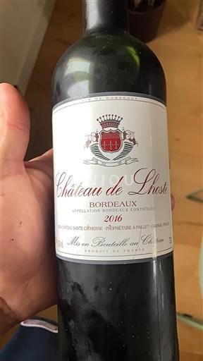 Bordeaux Château Lhoste 2016