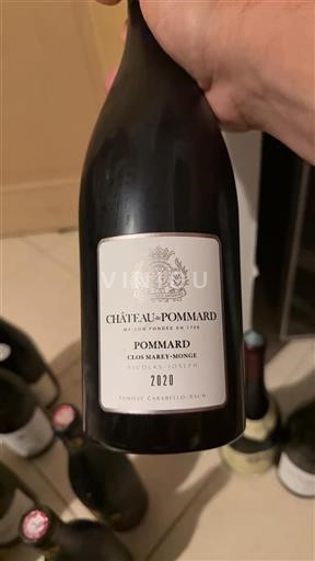 Borgogna Pommard Château Pommard Clos Marey-Monge Nicolas-Joseph 2020
