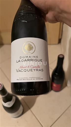 Valle del Rodano Vacqueyras Domaine La Garrigue Albert & Camille Senza annata