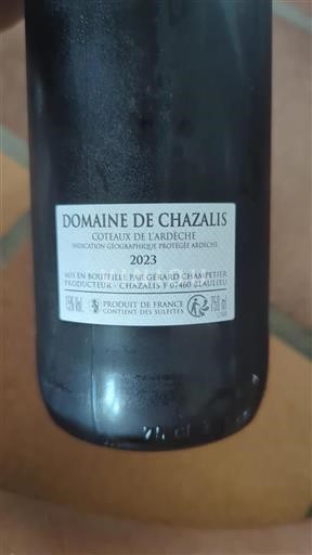 Alpen und Rhônetal Coteaux der Ardèche Domaine Chazalis 2023