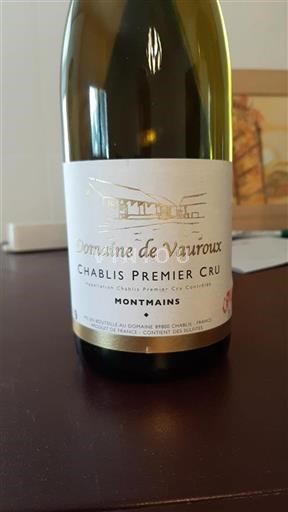 Burgundsko Chablis Premier Cru Domaine Vauroux Montmains 2018
