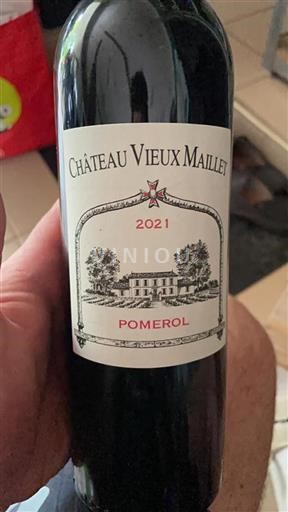 Bordeaux Pomerol Château Vieux Maillet 2021