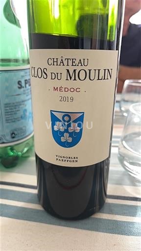 Bordeaux Médoc Château Clos du Moulin 2019