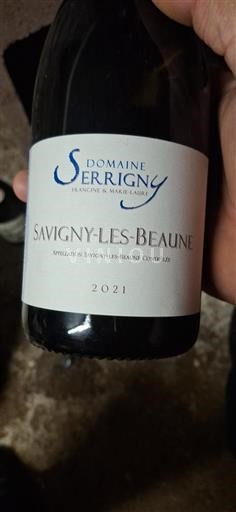 Vin Rouge sec Domaine Serrigny 2021 France Bourgogne Savigny-lès-beaune AOC