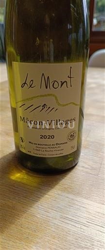 Bourgogne Mâcon och Mâcon-Villages Domaine PERRAUD Le Mont 2020