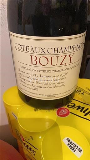 Champagne Coteaux Champenois Lanson Ikke årgangsbestemt