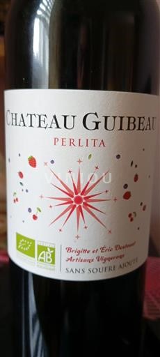 Bordeaux Saint-Émilion Château Guibeau Perlita 2021