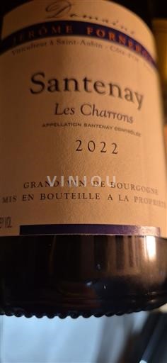 Bourgondië Santenay Domaine Jérôme Fornerot Les Charrons 2022