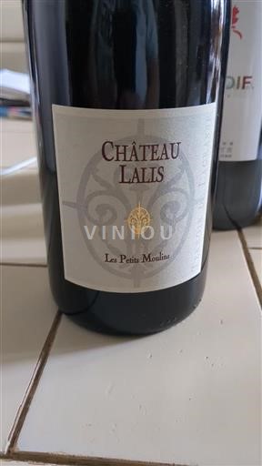 Languedoc Corbières Château Lalis Les Petits Moulins 2022