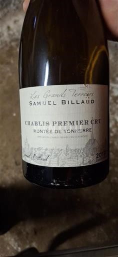 Burgundy Chablis Premier Cru Samuel Billaud Montée de Tonnerre 2019