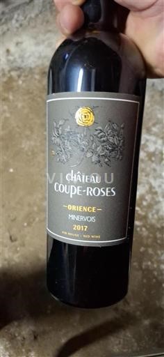 Languedoc Minervois Château Coupe-Roses Orience 2017