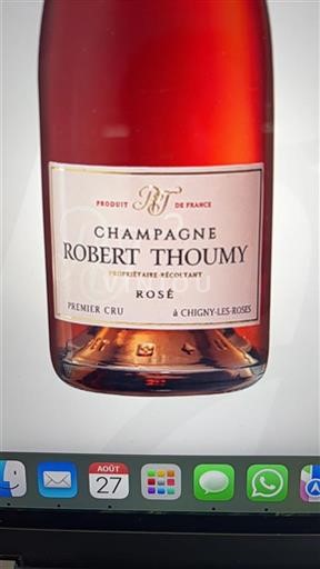 Samppanja Premier Cru Robert Thoumy Ei vuosikertaa