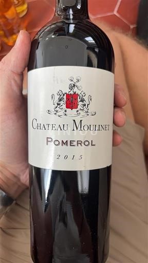 Bordeaux Pomerol Château Moulinet 2015