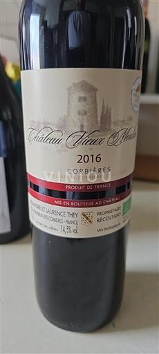 Languedoc Corbières Château Vieux Moulin 2016