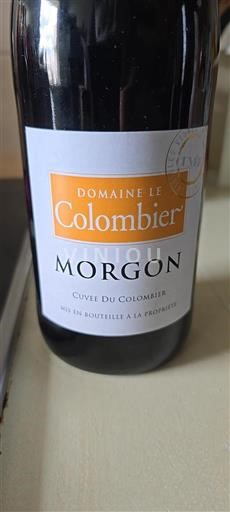 Beaujolais Morgon Domaine Le Colombier Du Colombier 2022