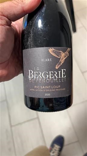 Languedoc Pic-saint-loup La Bergerie de Fenouillet Icare 2020